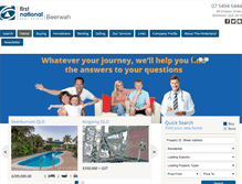 Tablet Screenshot of beerwahrealestate.com.au